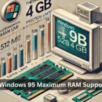 Windows 95 Maximum RAM Support