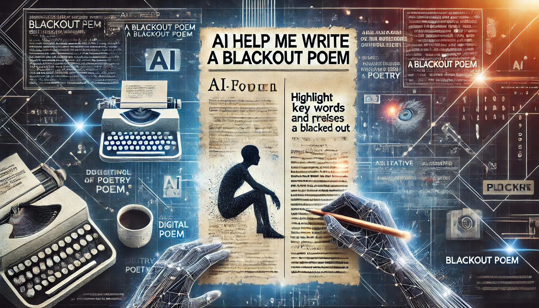 AI Help Me Write a Blackout Poem