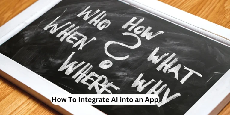 How To Integrate AI into an App