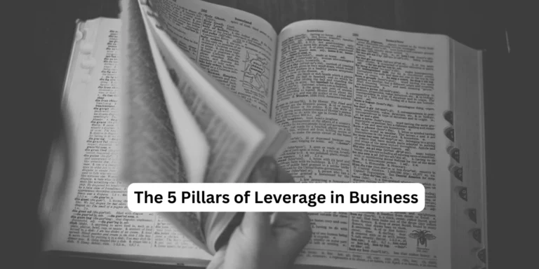 The 5 Pillars of Leverage in Business