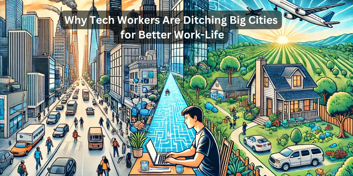 Why Tech Workers Are Ditching Big Cities for Better Work-Life